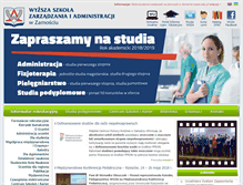 Tablet Screenshot of europedirect-zamosc.wszia.edu.pl